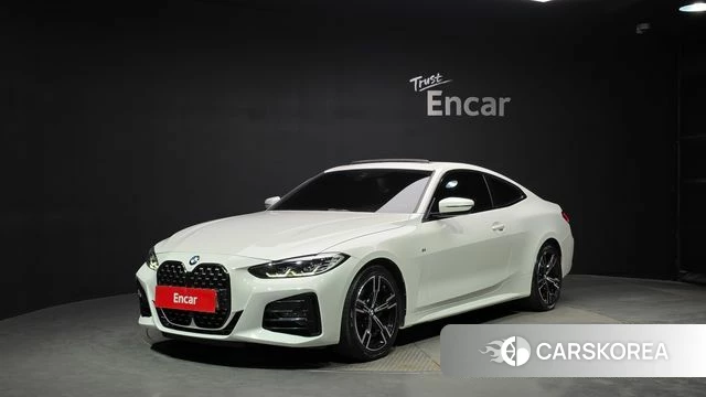 BMW 4 Series (G22) 2022 Белый из Кореи
