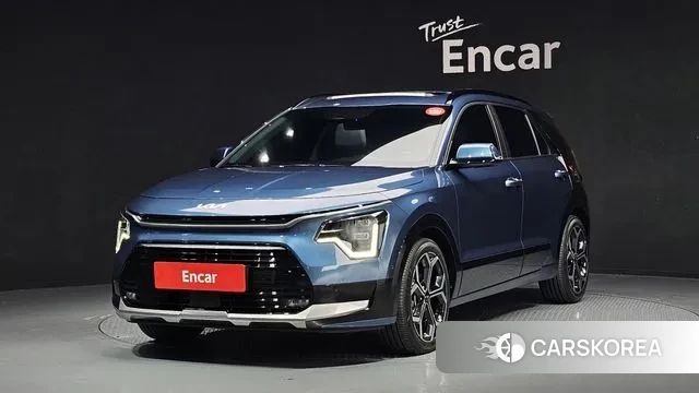 Kia Di Ol Nu Niro 2022 Синий из Кореи