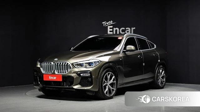 BMW X6 (G06) 2021 Золотой из Кореи