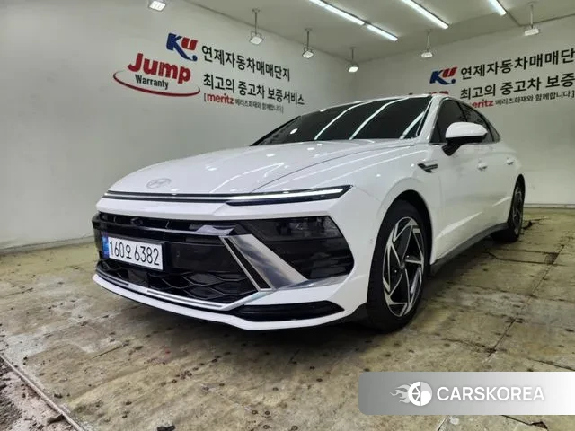 Hyundai Sonata D Edge Hybrid (DN8) 2024 Жемчужный цвет из Кореи