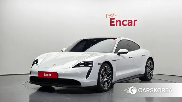 Porsche Taycan 2022 Белый из Кореи