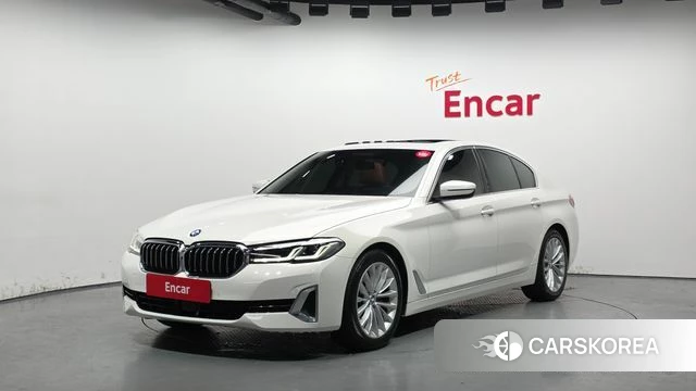 BMW 5 Series (G30) 2021 Белый из Кореи