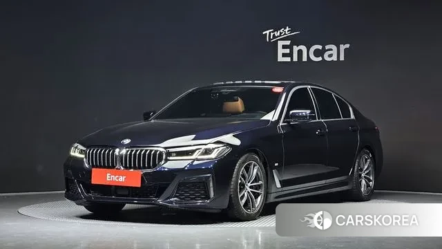 BMW 5 Series (G30) 2021 Черный из Кореи