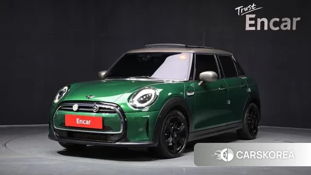 Mini Cooper 2021 Зеленый из Кореи