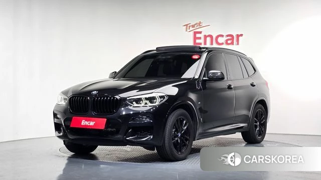 BMW X3 (G01) 2021 Черный из Кореи