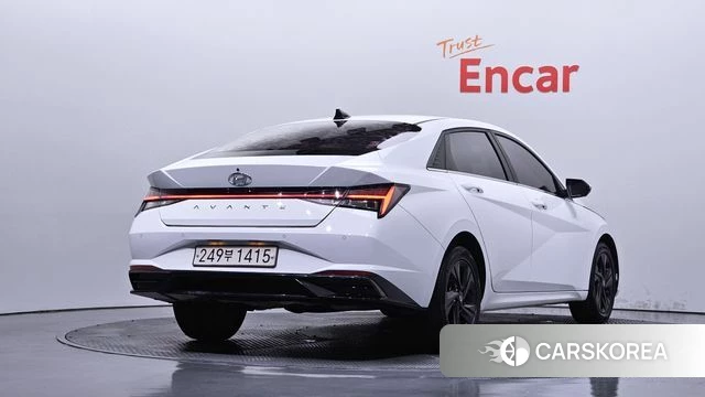 Hyundai Avante (CN7) 2020 Белый из Кореи