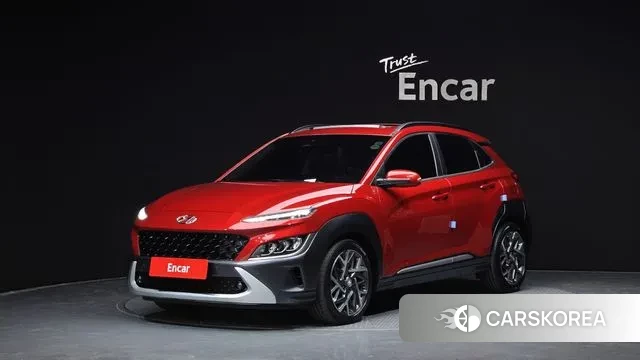 Hyundai The New Kona Hybrid 2022 Красный из Кореи