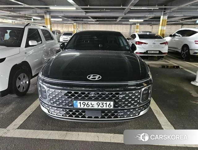 Hyundai Grandeur Hybrid (GN7) 2023 Черный из Кореи