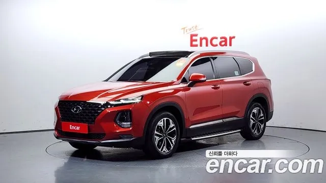 Hyundai Santa Fe TM 2018 Оранжевый из Кореи