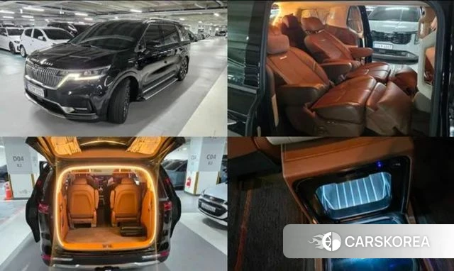 Kia Carnival 4th generation 2022 Черный из Кореи