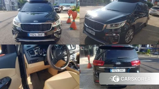 Kia The New Carnival 2019 Черный из Кореи