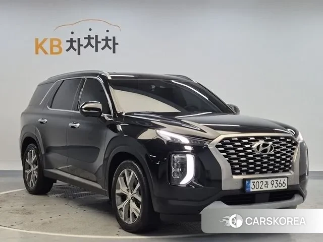 Hyundai Palisade 2021 Черный из Кореи