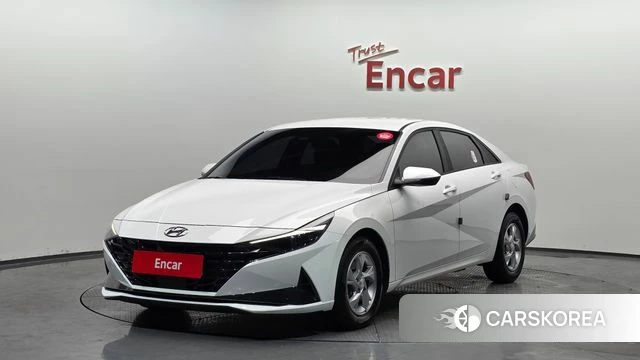 Hyundai Avante (CN7) 2021 Белый из Кореи