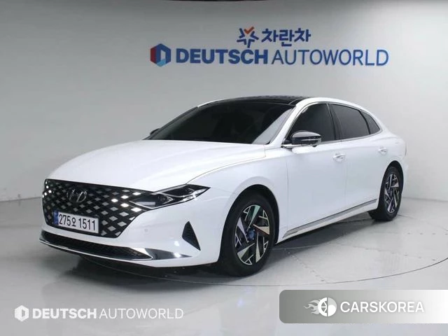 Hyundai The New Grandeur IG Hybrid 2022 Белый из Кореи