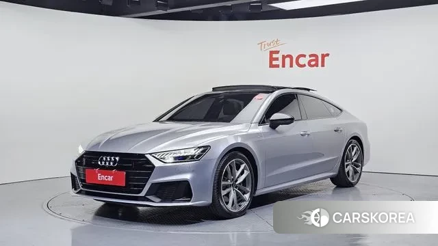 Audi A7 (4K) 2022 Серебристо-серый из Кореи