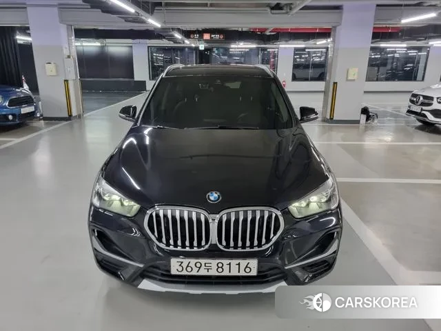 BMW X1 (F48) 2022 Черный из Кореи