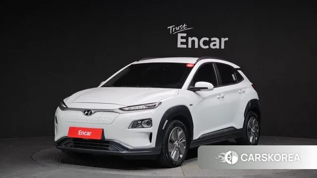 Hyundai Kona Electric 2021 Белый из Кореи