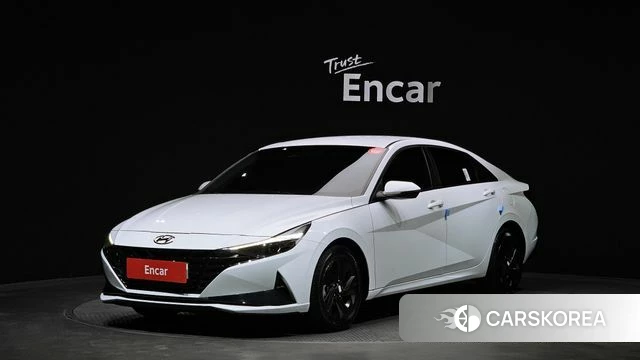 Hyundai Avante (CN7) 2022 Белый из Кореи