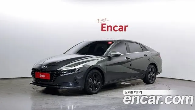 Hyundai Avante Hybrid (CN7) 2020 Серый из Кореи