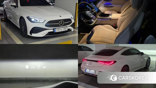 Mercedes-Benz CLE-Class C236 2025 Белый из Кореи