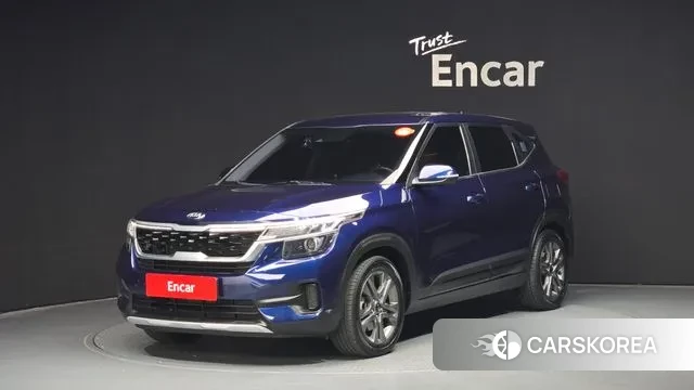Kia Seltos 2021 Синий из Кореи