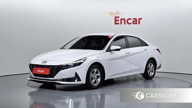Hyundai Avante (CN7) 2021 Белый из Кореи