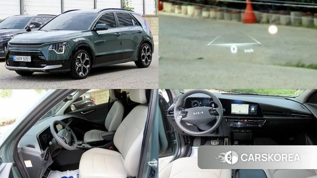Kia Di Ol Nu Niro 2022 Темно-зеленый из Кореи