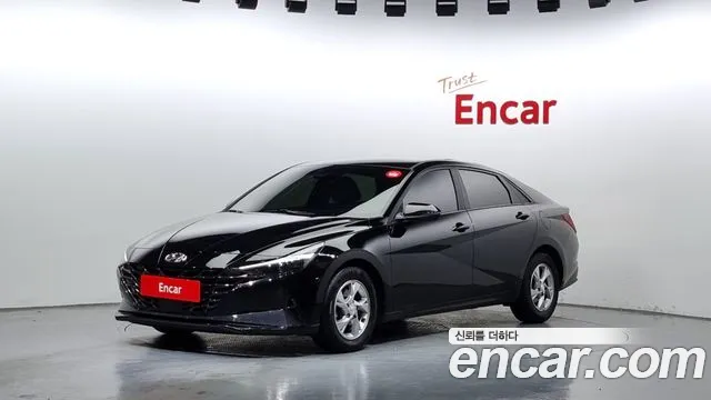 Hyundai Avante (CN7) 2020 Черный из Кореи