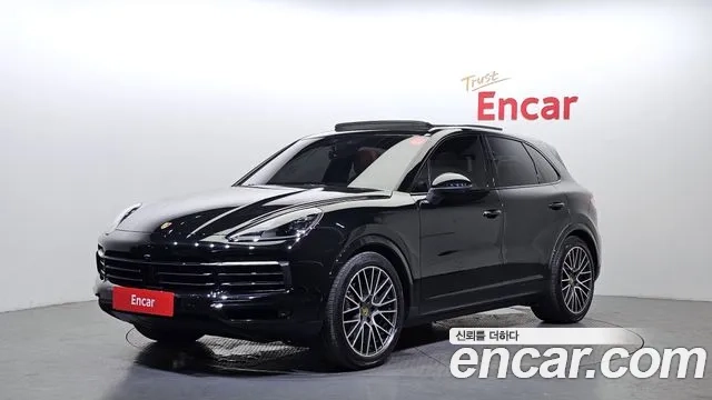 Porsche Cayenne (PO536) 2022 Черный из Кореи