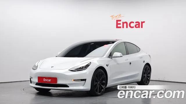 Tesla Model 3 2020 Белый из Кореи