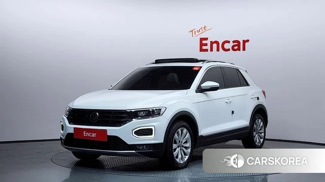 Volkswagen T-Roc 2021 Белый из Кореи