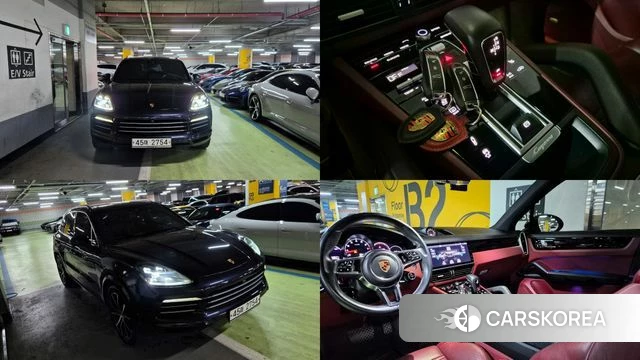 Porsche Cayenne (PO536) 2019 Черный из Кореи
