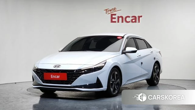 Hyundai Avante (CN7) 2020 Белый из Кореи
