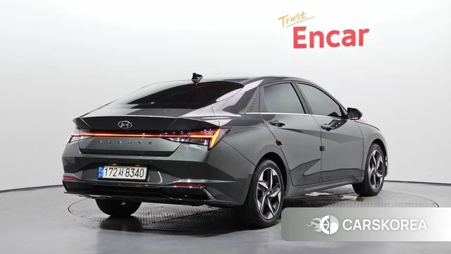 Hyundai Avante Hybrid (CN7) 2021 Серый из Кореи