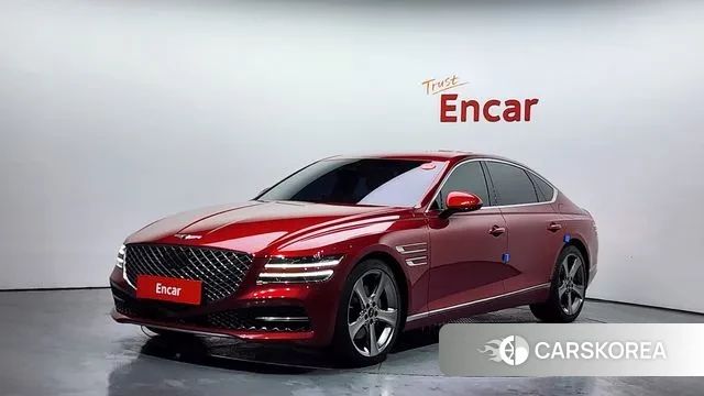 Genesis G80 (RG3) 2021 Красный из Кореи