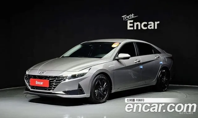 Hyundai Avante Hybrid (CN7) 2021 Серый из Кореи