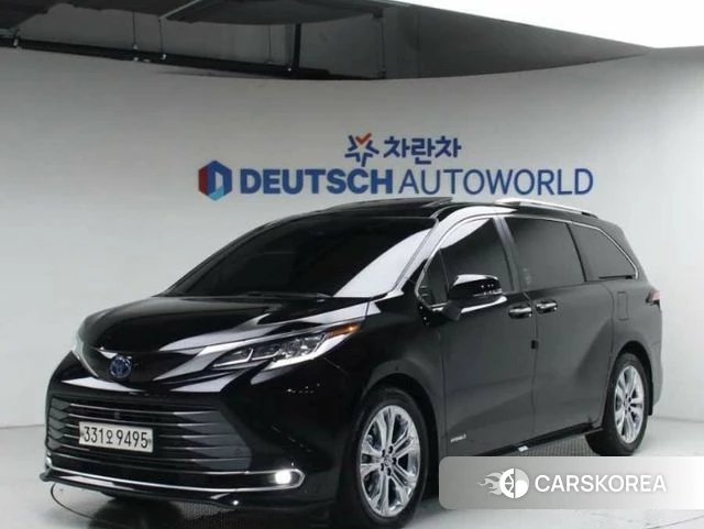 Toyota Sienna 4th Generation 2021 Черный из Кореи