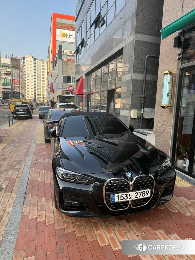BMW 4 Series (G22) 2021 Черный из Кореи