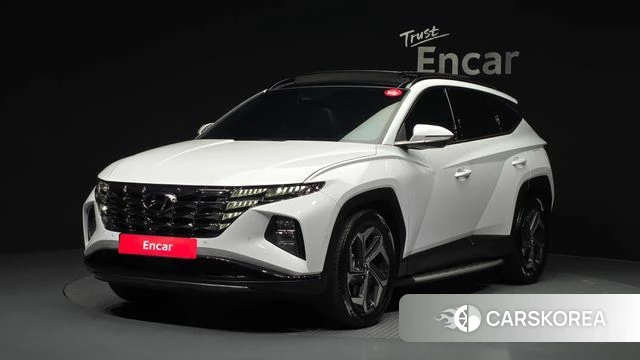 Hyundai Tucson Hybrid (NX4) 2022 Белый из Кореи
