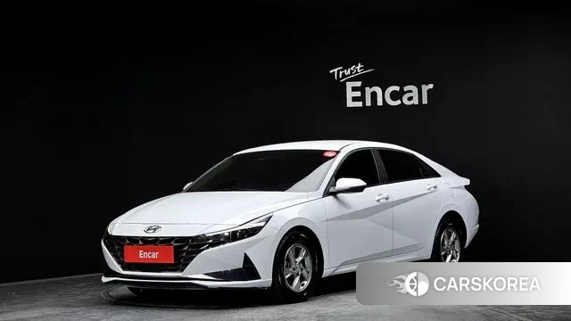 Hyundai Avante (CN7) 2022 Белый из Кореи