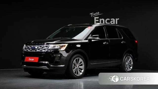 Ford Explorer 2018 Черный из Кореи