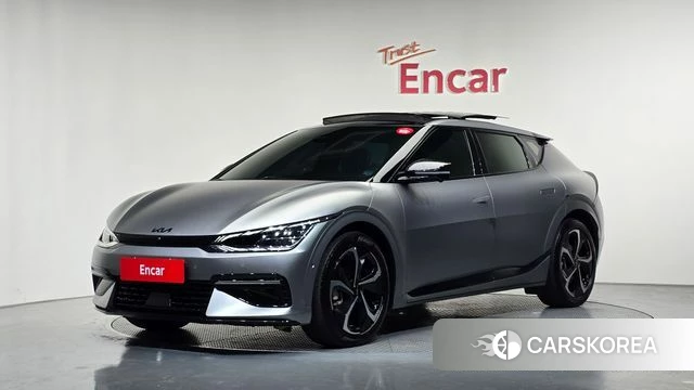 Kia EV6 2022 Серебристо-серый из Кореи