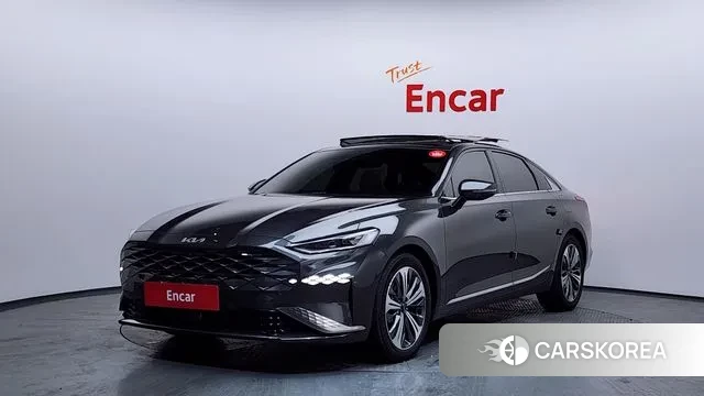 Kia K8 Hybrid 2023 Серый из Кореи