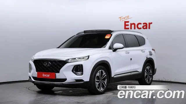 Hyundai Santa Fe TM 2018 Белый из Кореи