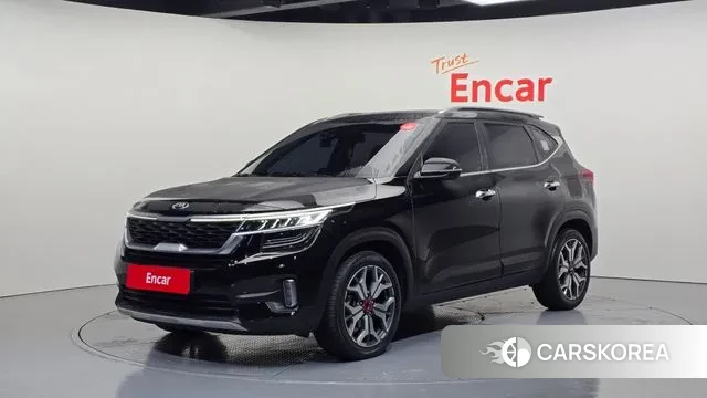 Kia Seltos 2019 Черный из Кореи