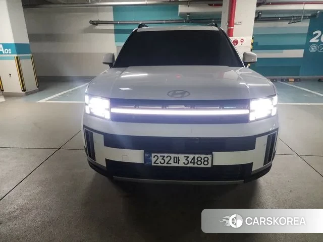 Hyundai Santa Fe (MX5) 2025 Белый из Кореи