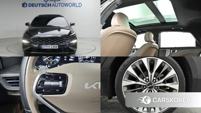 Kia K8 2021 Серый из Кореи