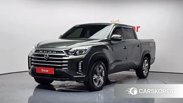 Ssangyong The New Rexton Sports Cannes 2021 Темно-зеленый из Кореи