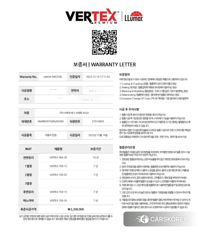 Kia The New Sorento 4th Generation 2023 Черный из Кореи