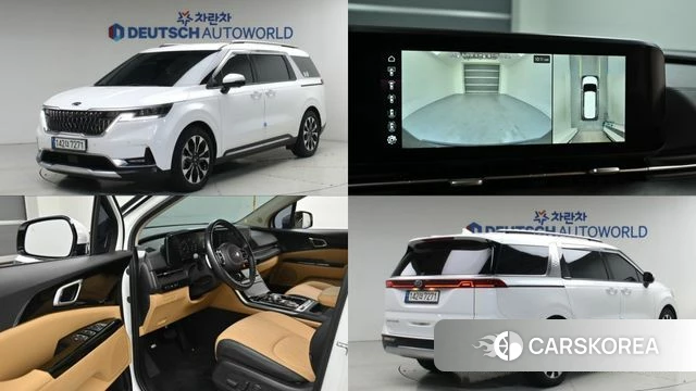 Kia Carnival 4th generation 2021 Белый из Кореи